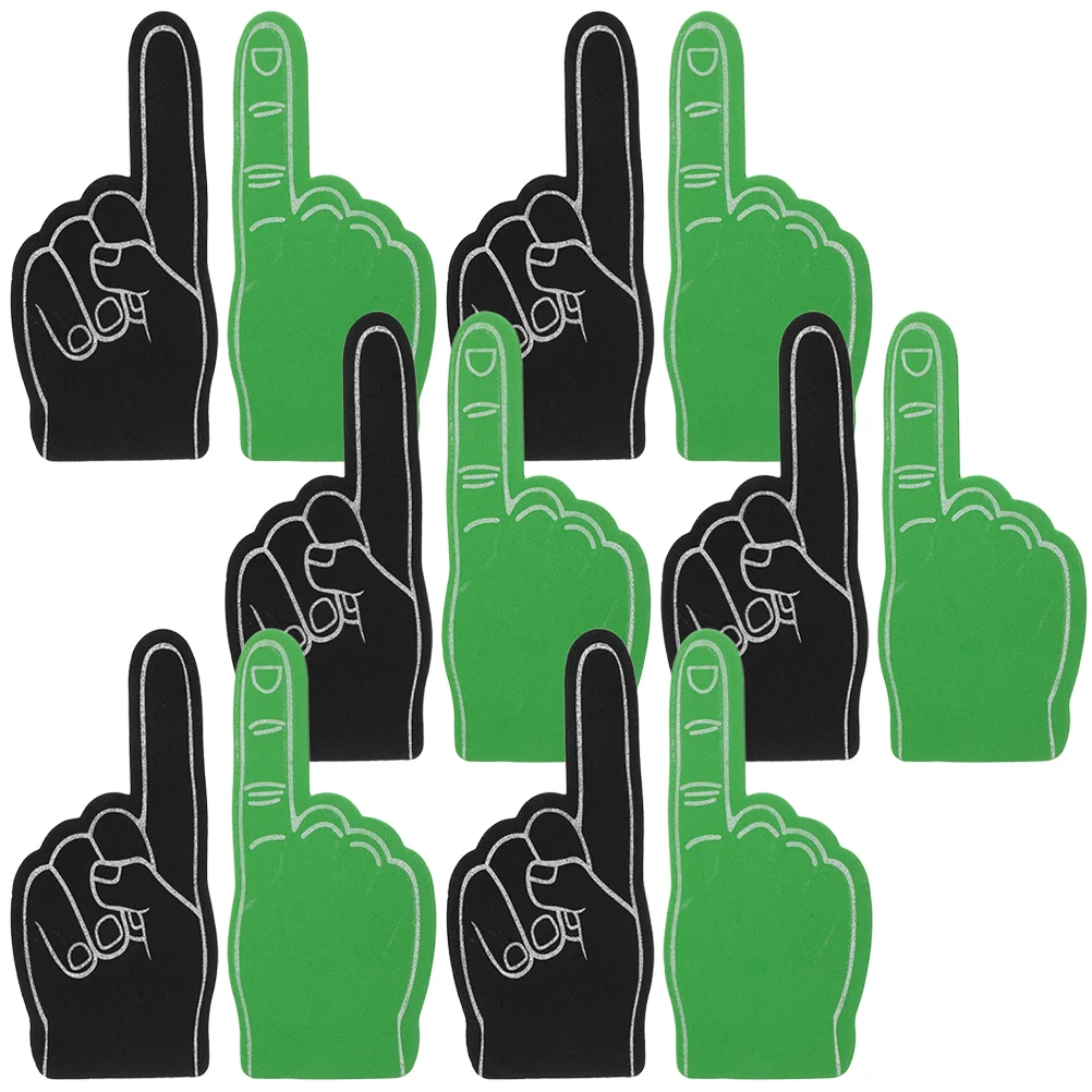 

12 Pcs Cheerleading Hand Gesture Decor Foam Hands Finger Pointer for Sporting Events Party Cots