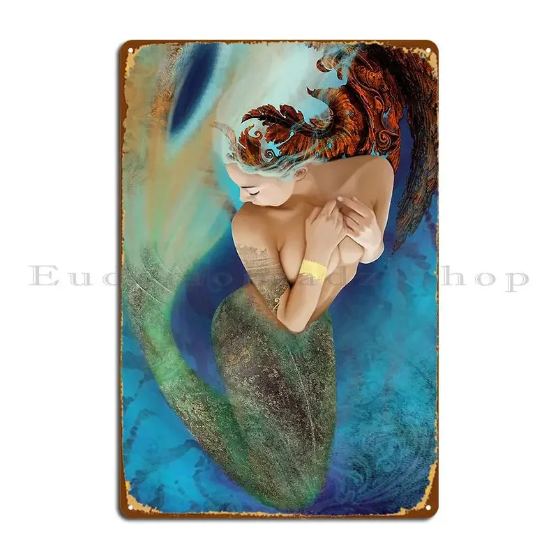 Blu Mermaid Metal P…