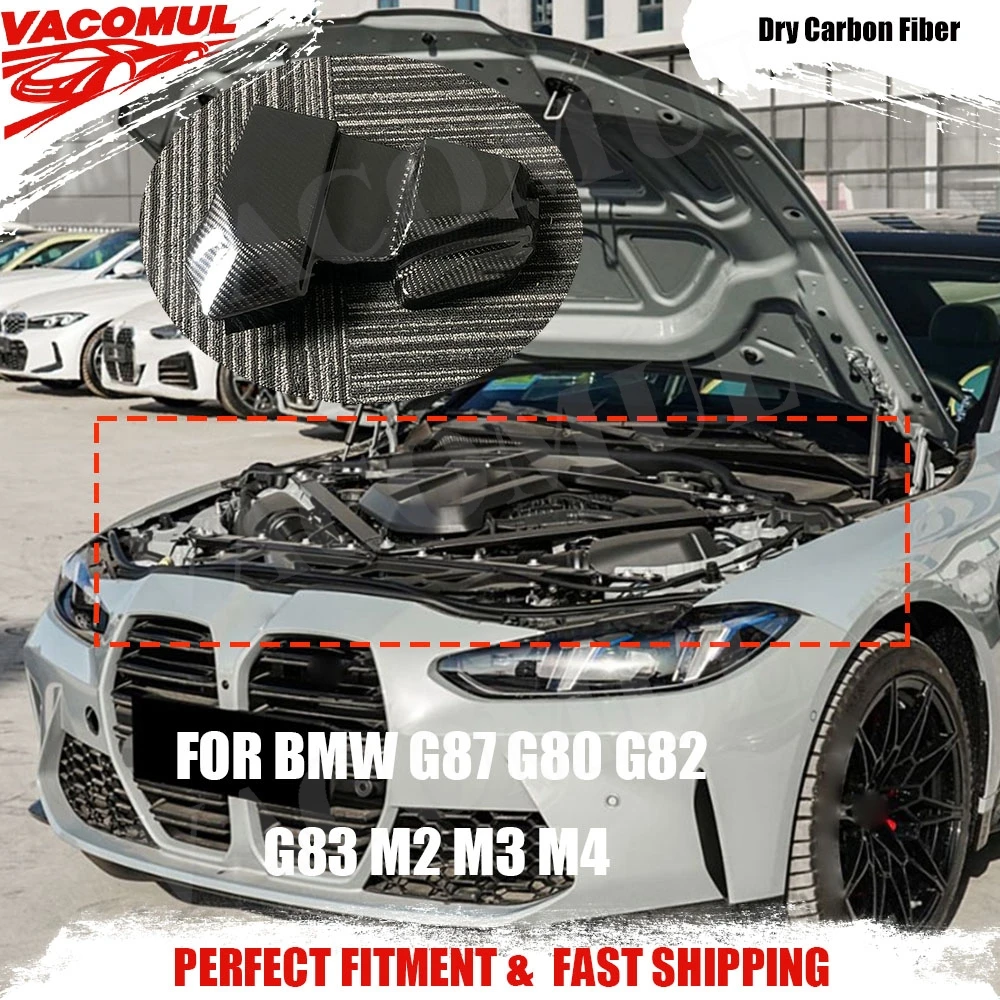 

VACOMUL For BMW G87 G80 G82 G83 M2 M3 M4 2021+ Dry Carbon Fiber Engine Bay Electrical Appliance Cover Protector Car Accessorise