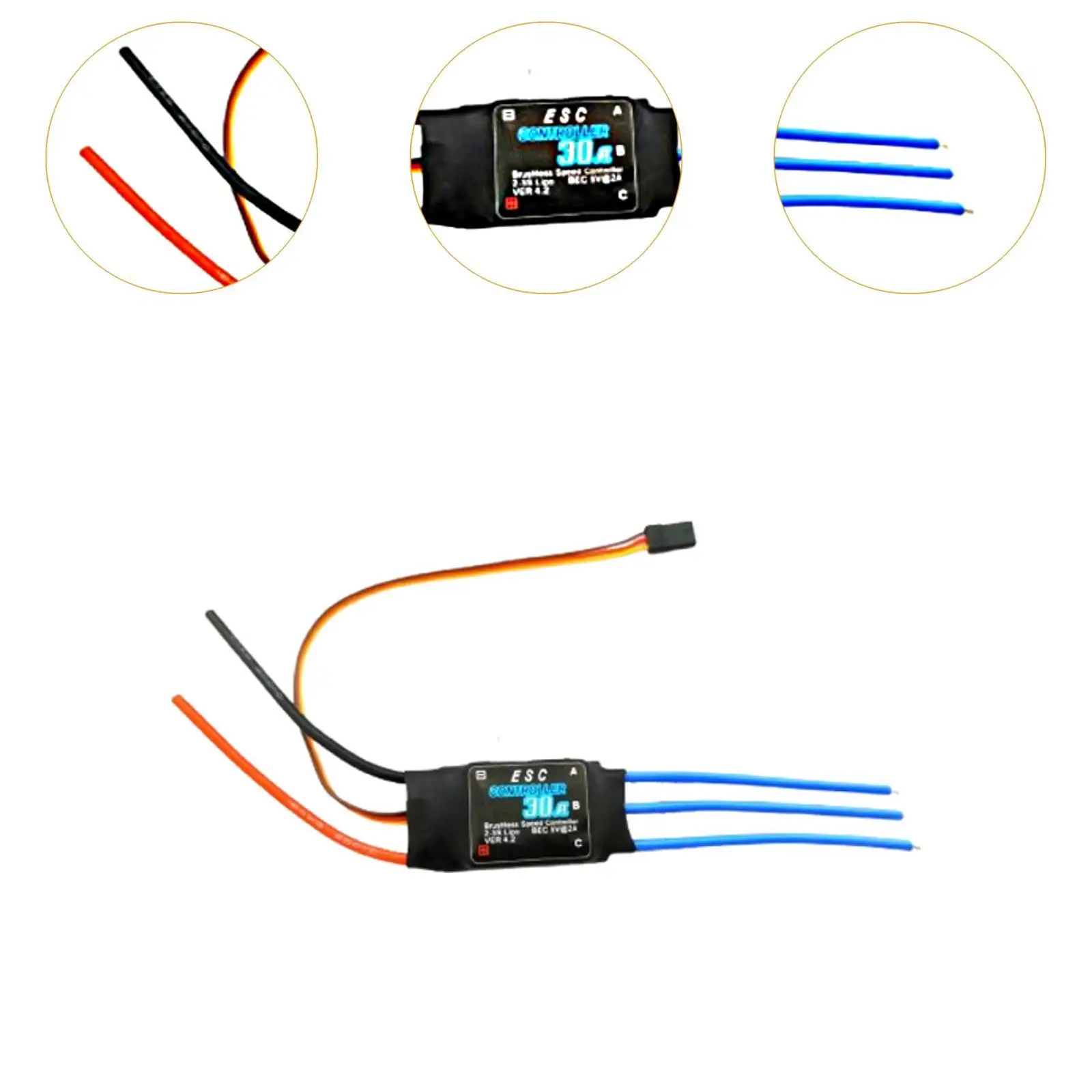 Helicóptero rc sem escova esc substituir peça de reposição do motor sem escova para quadcopter brinquedo rc asa fixa avião brinquedo hobby modelo
