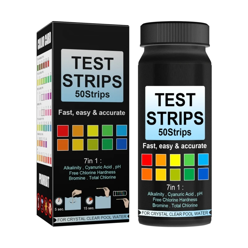 Test Strips Water Quality Test Strips for Water Hardness Alkalinity Chlorine