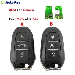 CN016032 Original IM2A For Citroen FCC 98123974ZD Smart Key 3 Buttons HITAG AES PCF7953M Chip 433MHz  Keyless Go