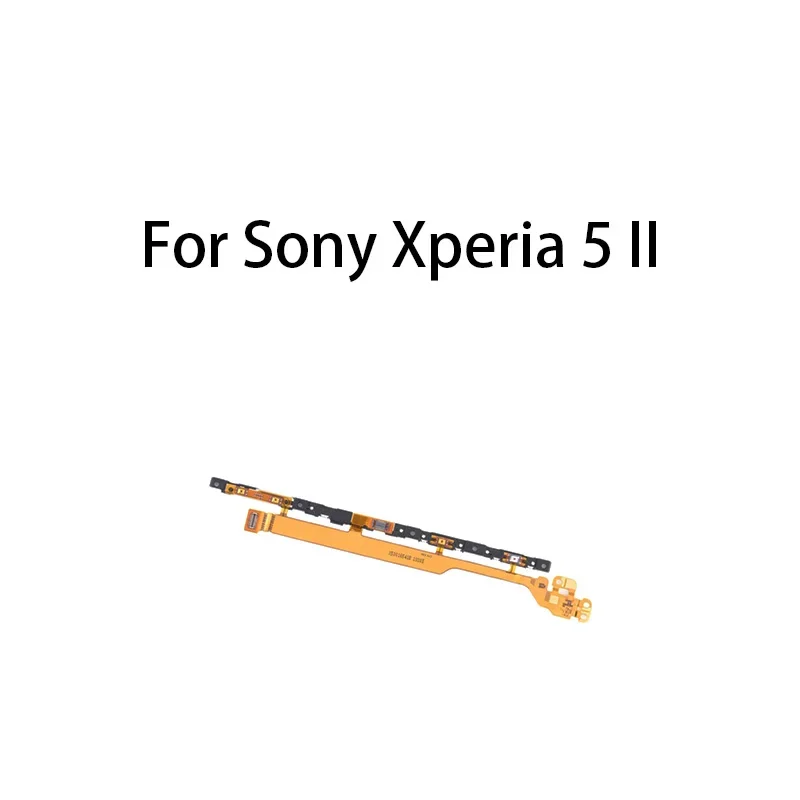 Gefenis Power On Off Volume Button Key Flex Cable Replacement For Sony Xperia 5 II