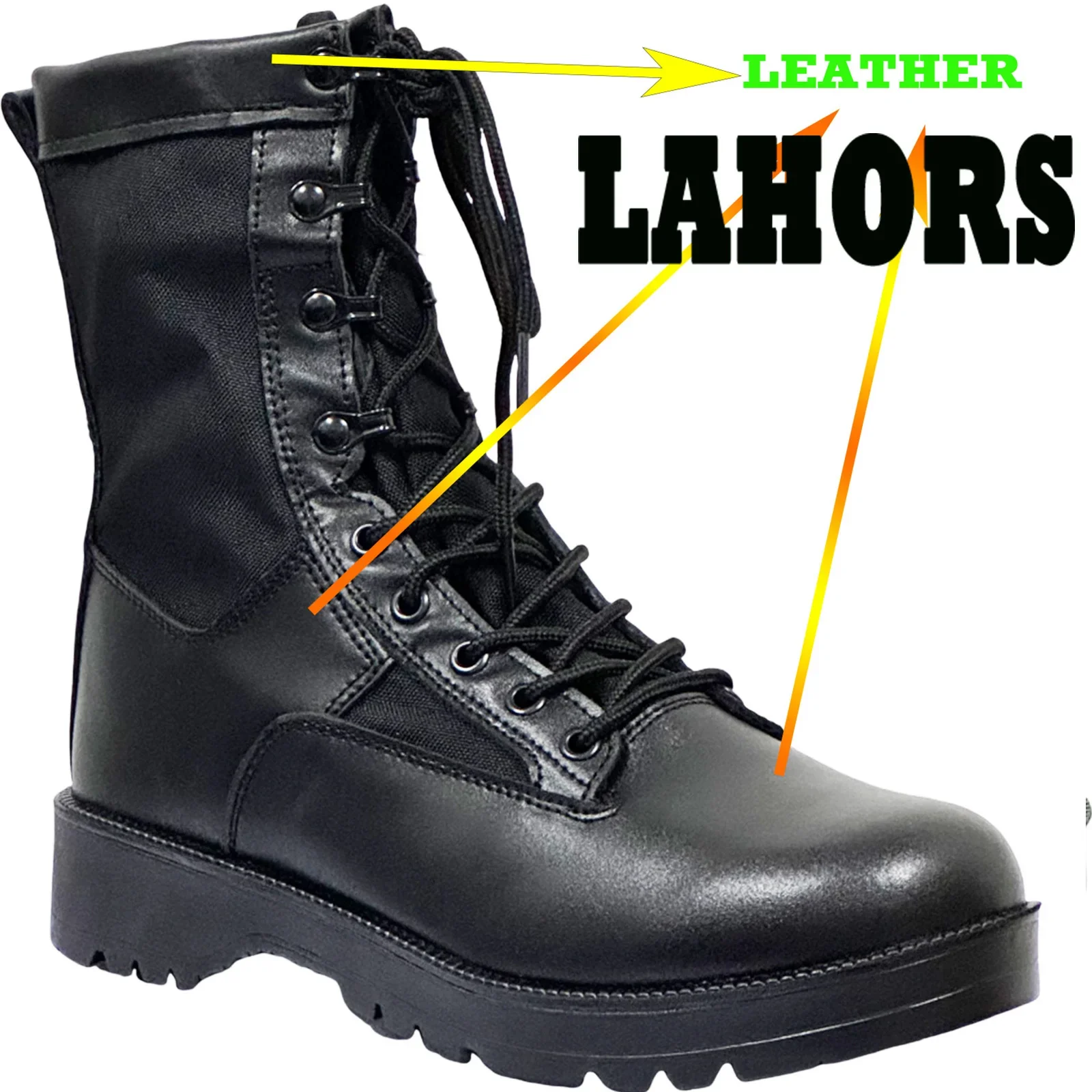 LAHORS® Breathable Man Combat Tactical Boots Waterproof Outdoor Hiking Shoes Desert Boots Breathable Male Ankle Boots