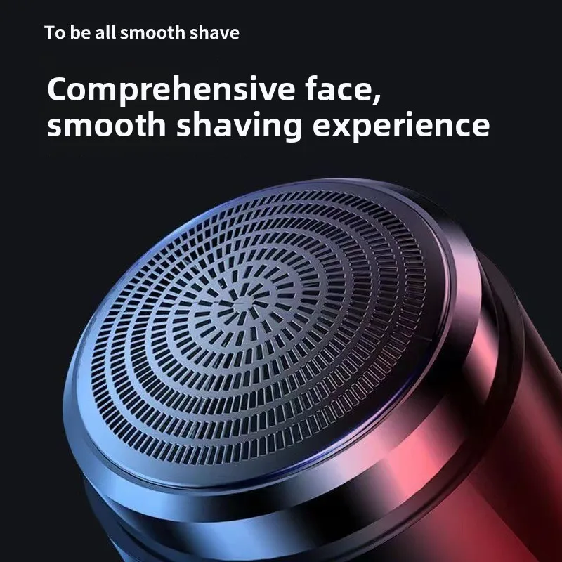 ماكينة حلاقة كهربائية محمولة للرجال ماكينة تشذيب اللحية الصغيرة ماكينة حلاقة للسفر اللاسلكية