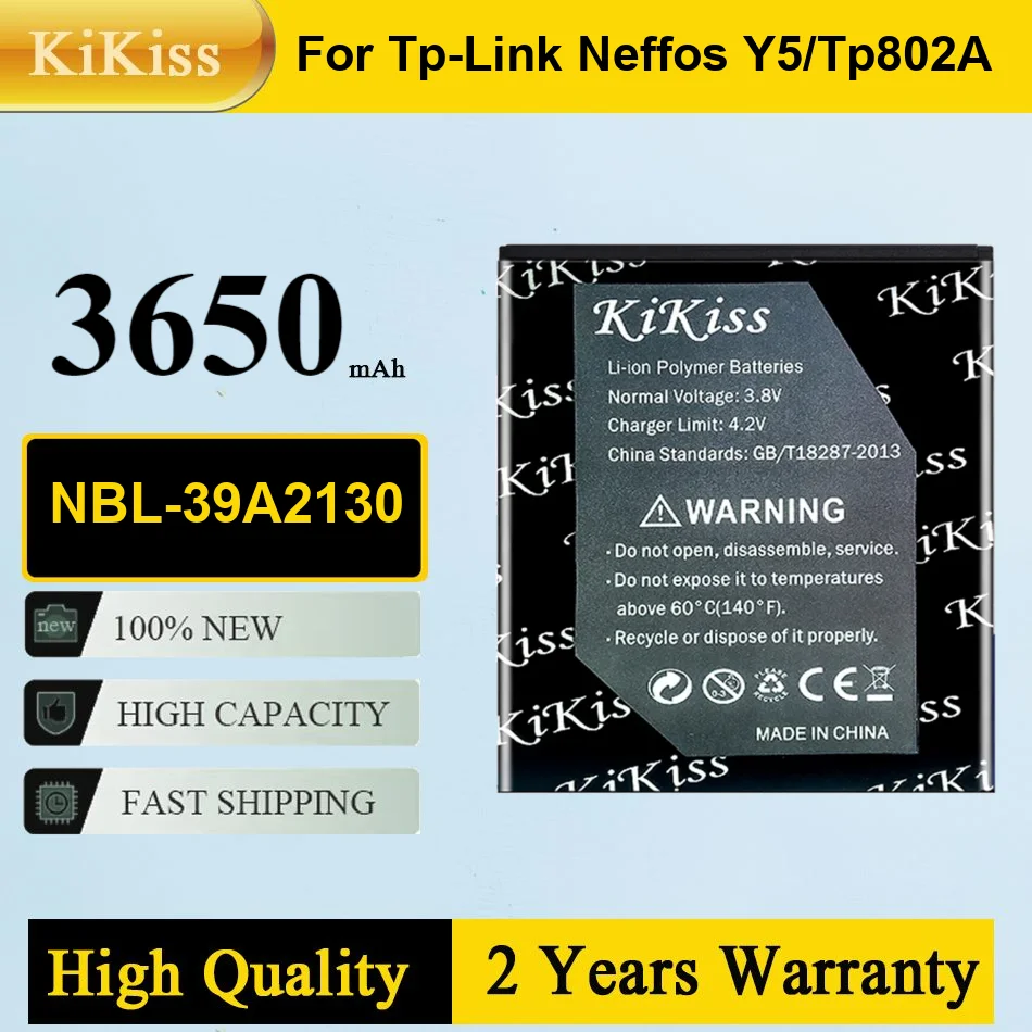 

3650Mah Kikiss Battery NBL-39A2130 For TP-Link Neffos Y5/TP802A