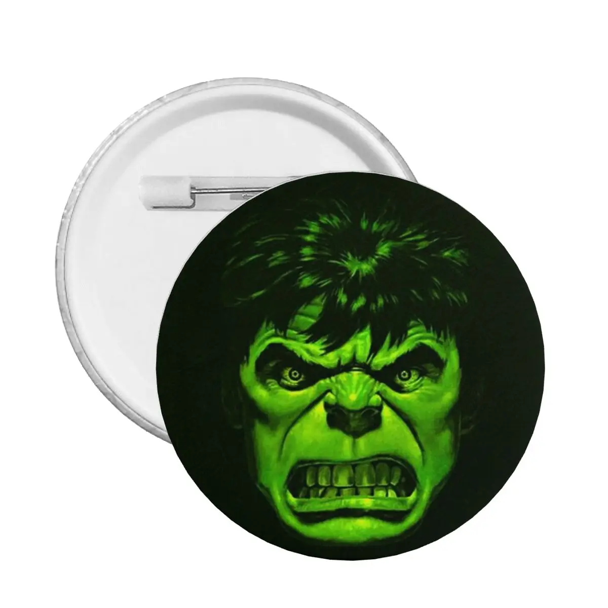 Pin de dibujos animados de Hulk personalizado, broche con botones traseros, insignia para mochila, Pinback, regalo de cumpleaños