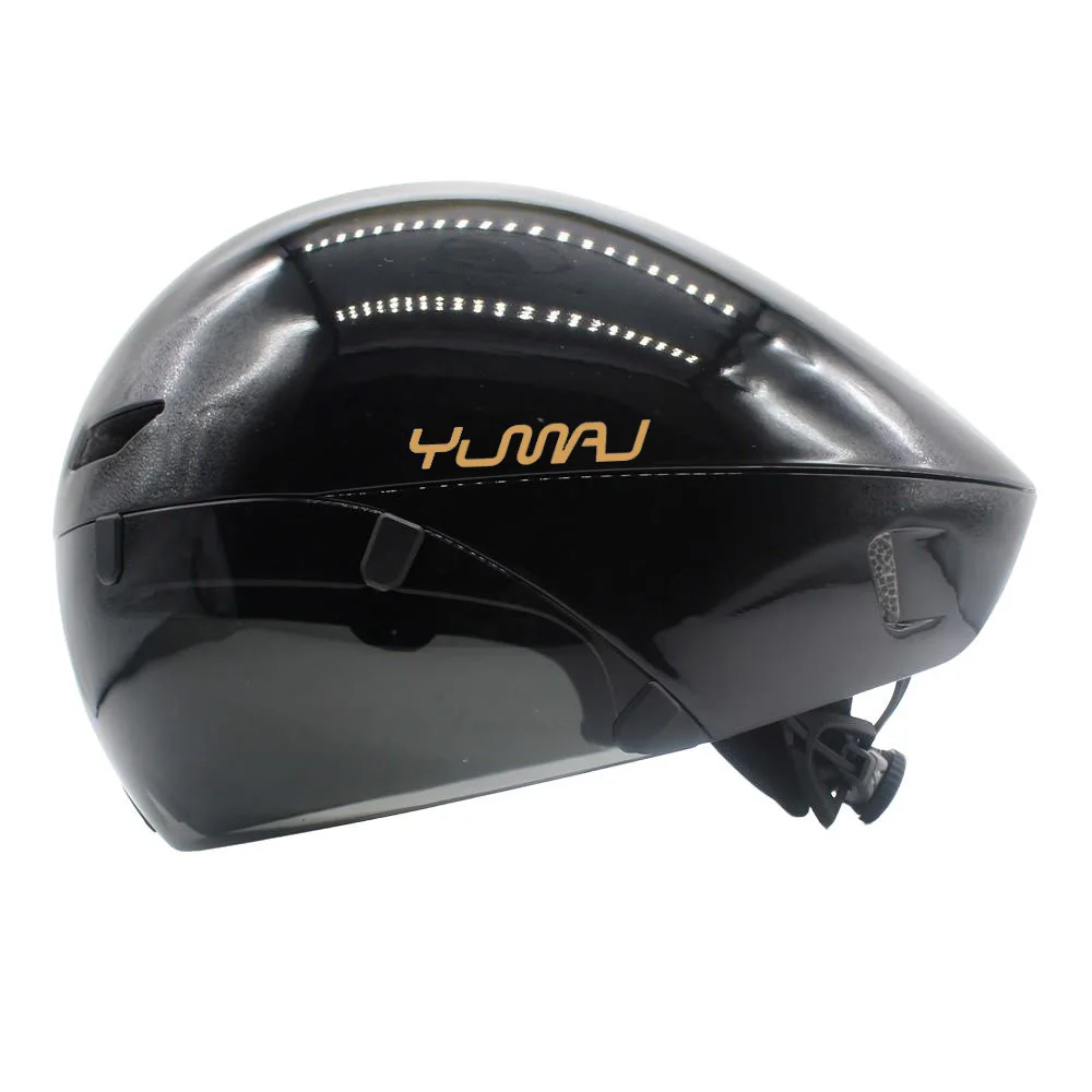YUMAJ TT Fahrradhelm Aerodynamischer Triathlon-Spezifischer Radhelm mit Panorama-Magnetbrille YM-88 – Detail 28