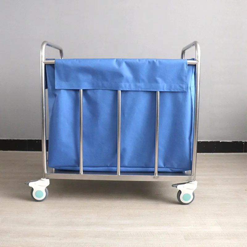 Storage Cart Hospital Laundry Trolleys Hospital Cleaning Cart