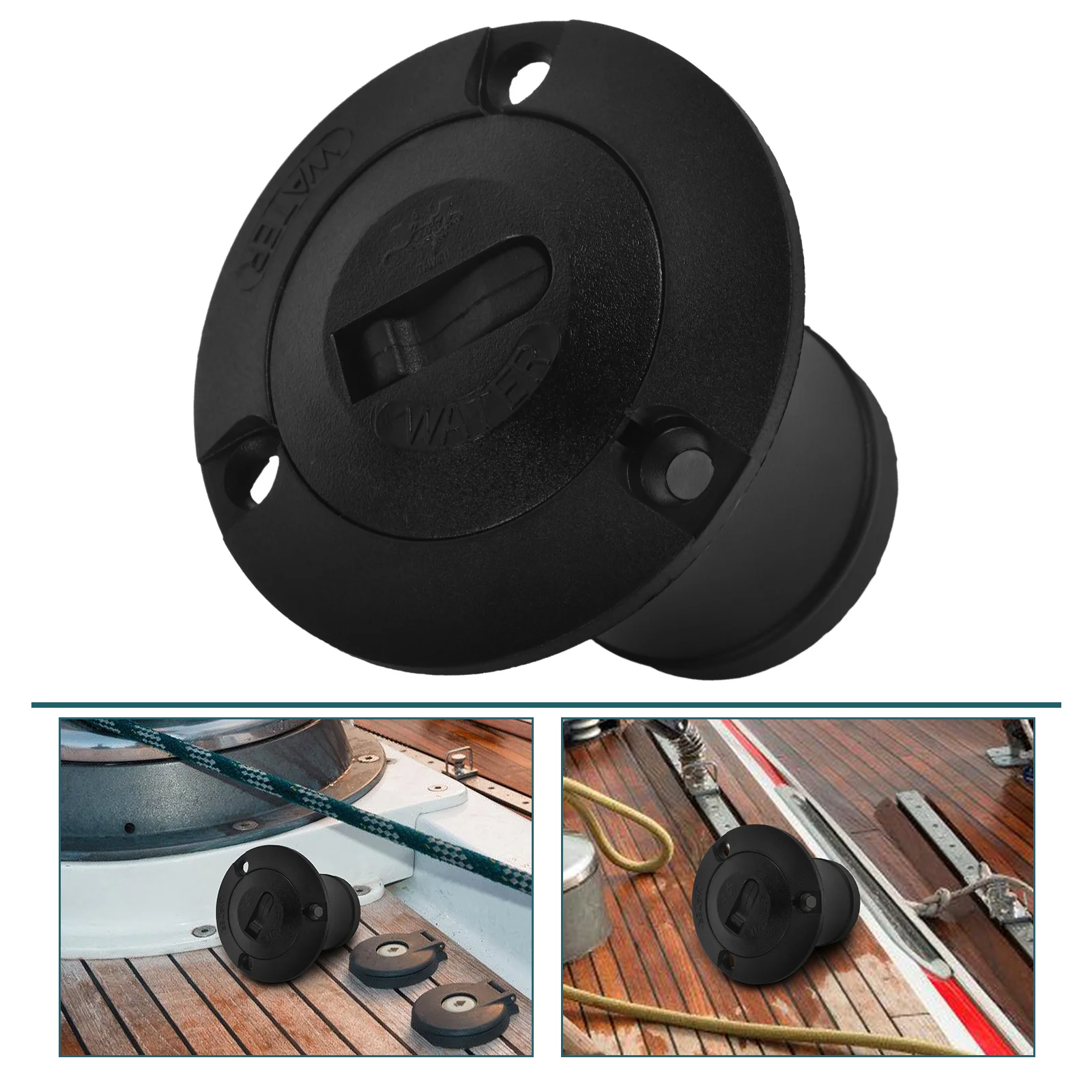 

Add Gas Cap Yacht Supplies Boat Tank Marine Caps Part Rv Hatch Lid for Abs Boats Replacement Fuel Door Plastic