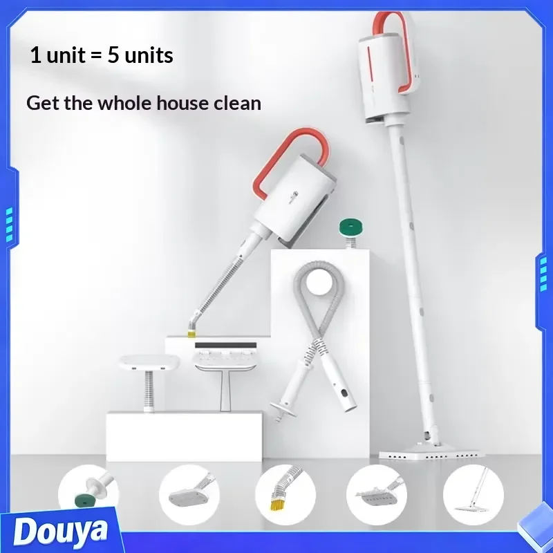 Steam Mop, High-Temperature Cleaning Machine, Electric Handheld Floor Mopping, Washing Scrubbing Gadget, Household-Cleaner
