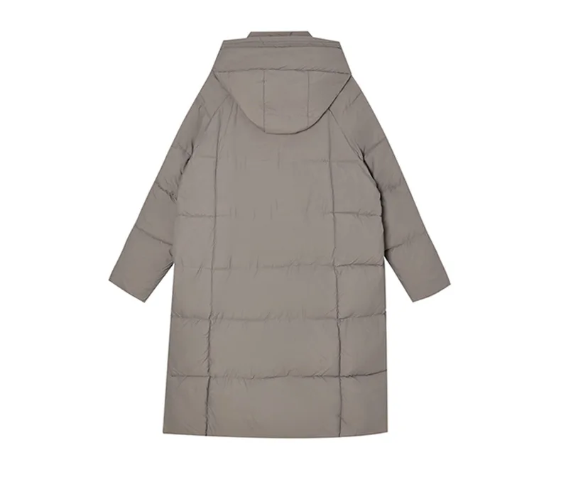 Winter Warmth Women's Mid-Length Down Cotton Jacket Over-the-Knee Parkas New Loose Quilted Coat Thickened Outerwear Trendy Tops