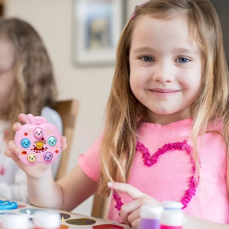 Mini jeu porte-clés Hamster jeu de mémoire Fidget jouet pour enfants adulte jeu portable whack-a-taupe soulagement du Stress pour enfants adultes