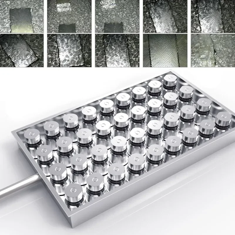 Electroplating pretreatment ultrasonic cleaning equipment, side-mounted input ultrasonic vibration plate