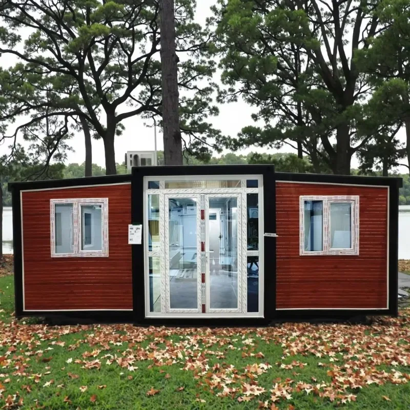 قم بتخصيص حاوية الشحن القابلة للطي 74 M2 Prefab Home 3 غرف نوم Opvouwbaar House للخارجية #4