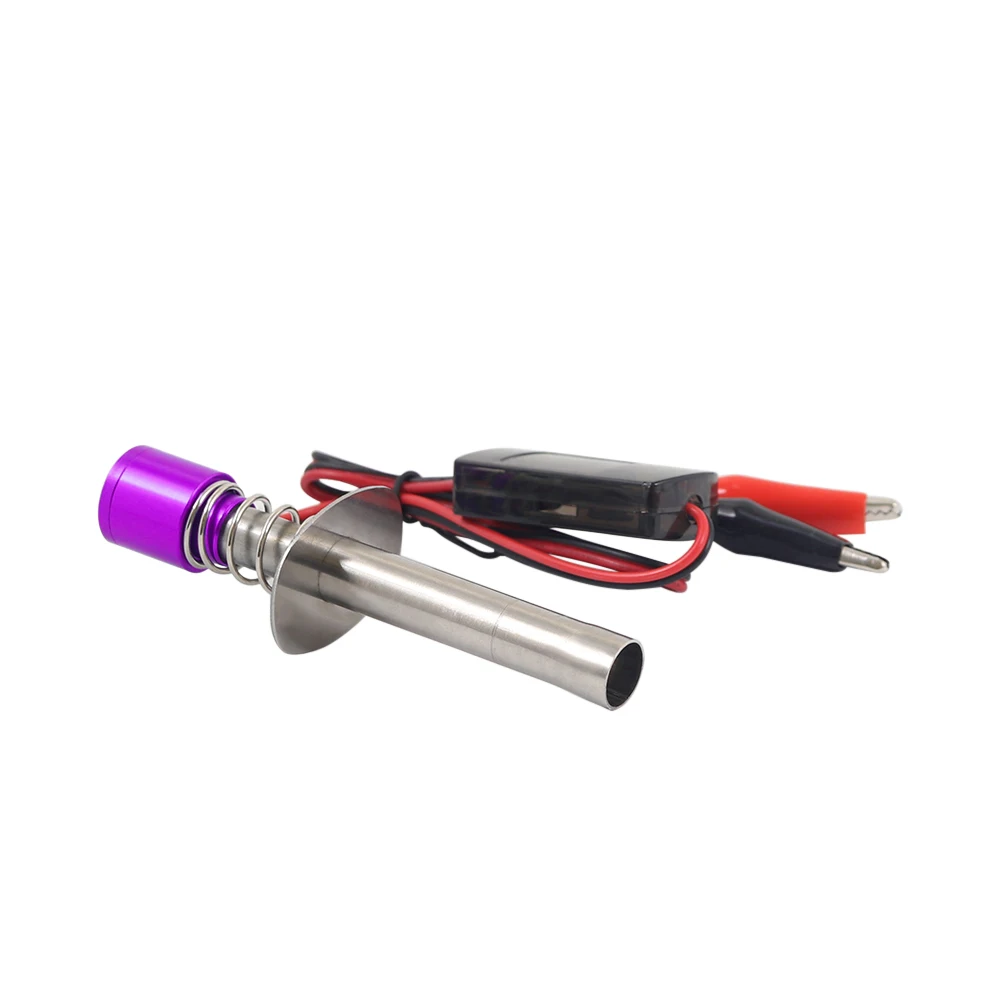 مشغل توصيل متوهج بجهد واسع 6 فولت - 24 فولت، مشعل إلكتروني سريع الإشعال لسيارة 1/8 1/10 HSP Nitro RC، ولاعة مطورة #5