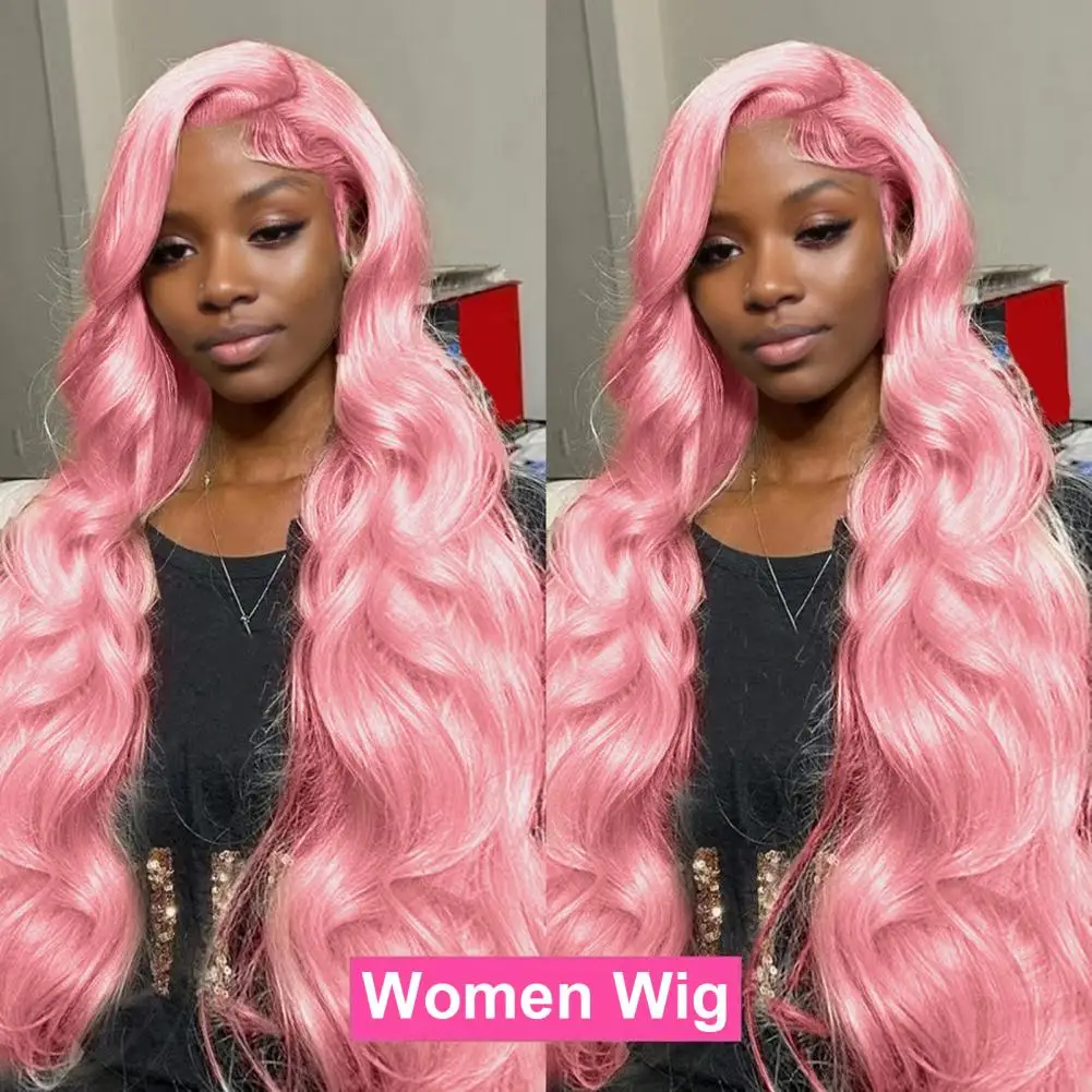 

Женский длинный кудрявый парик с центральным пробором, из шелковистого термостойкого волокна, пушистый, с фронтальным кружевом, синтетические волосы с крупными волнами