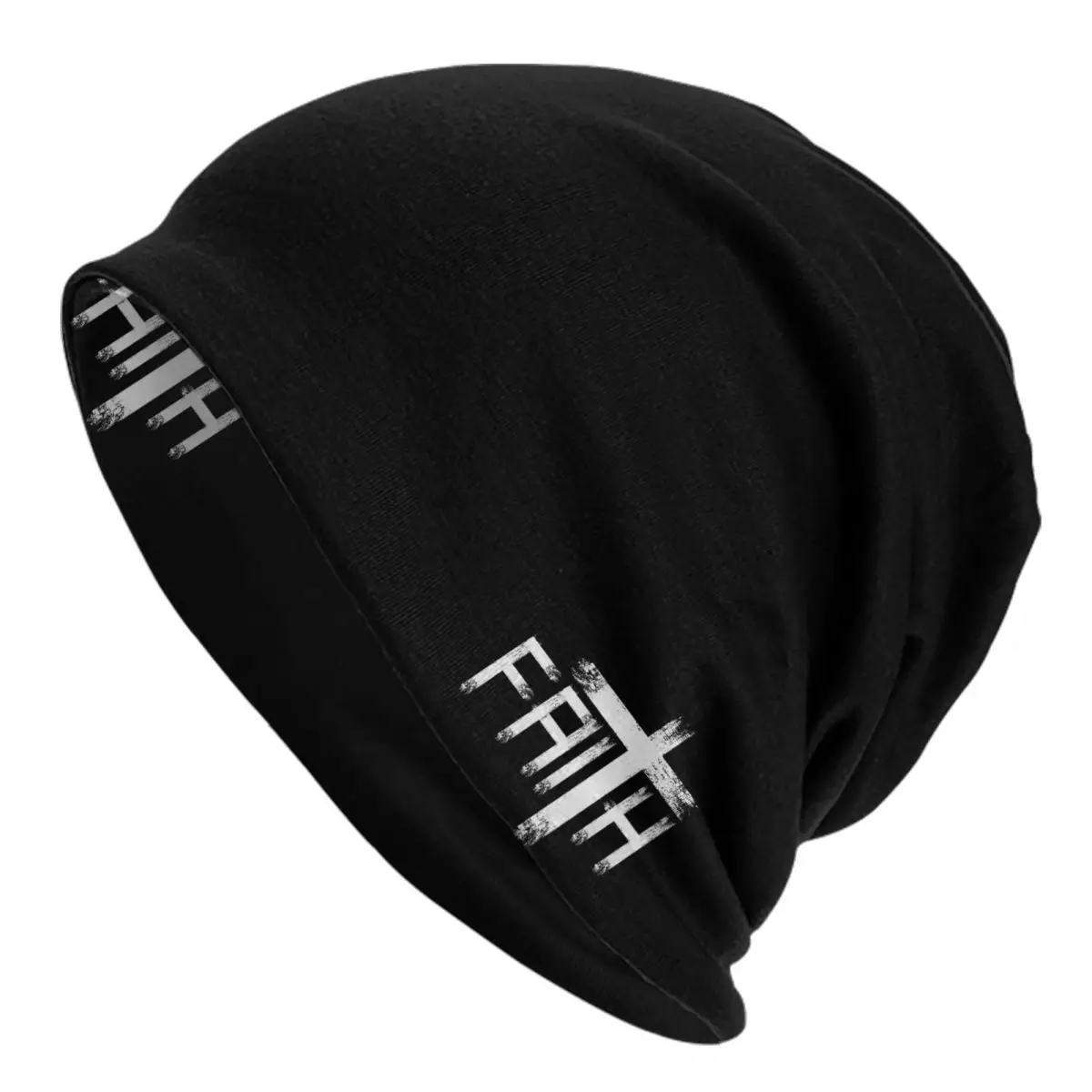 Custom God Preacher Jesus Believer Christian Beanie Cap Unisex Bonnet Homme Knit Hats Cool Outdoor Faith Christianity Religious