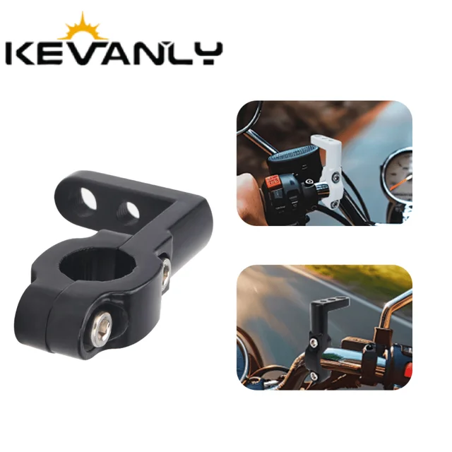 1/2Pcs Universal Car Motorcycle Headlight Clip Bracket 3-Hole Extension Bracket for Truck ATV Led Work Light Pole Installation