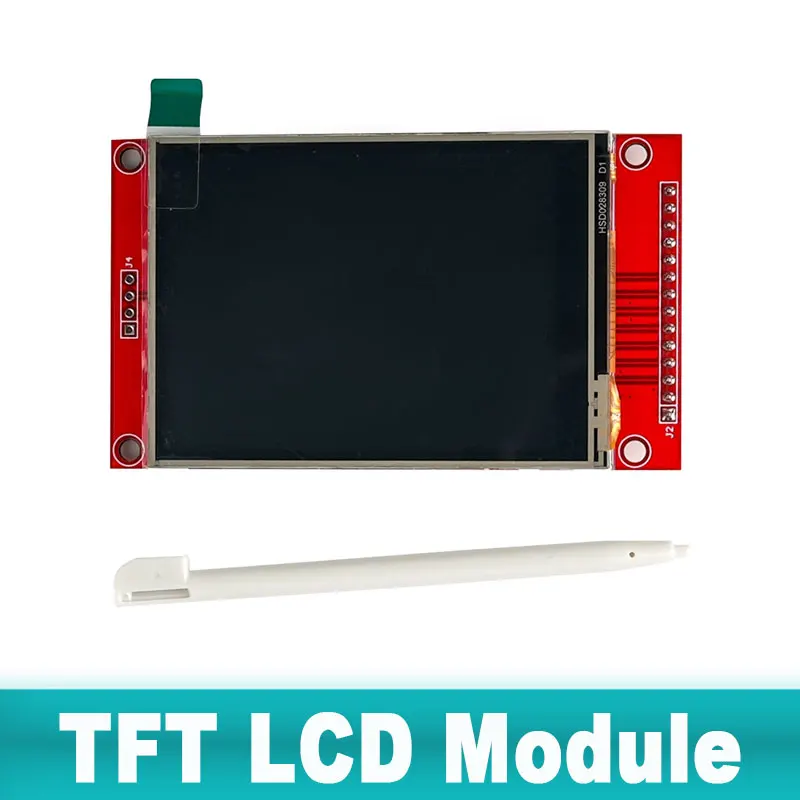 

2,8-дюймовый TFT ЖК-дисплейный модуль ILI9341 320x240 с последовательным портом SPI, резистивной сенсорной панелью и слотом для TF-карты для Arduino ESP32 STM32