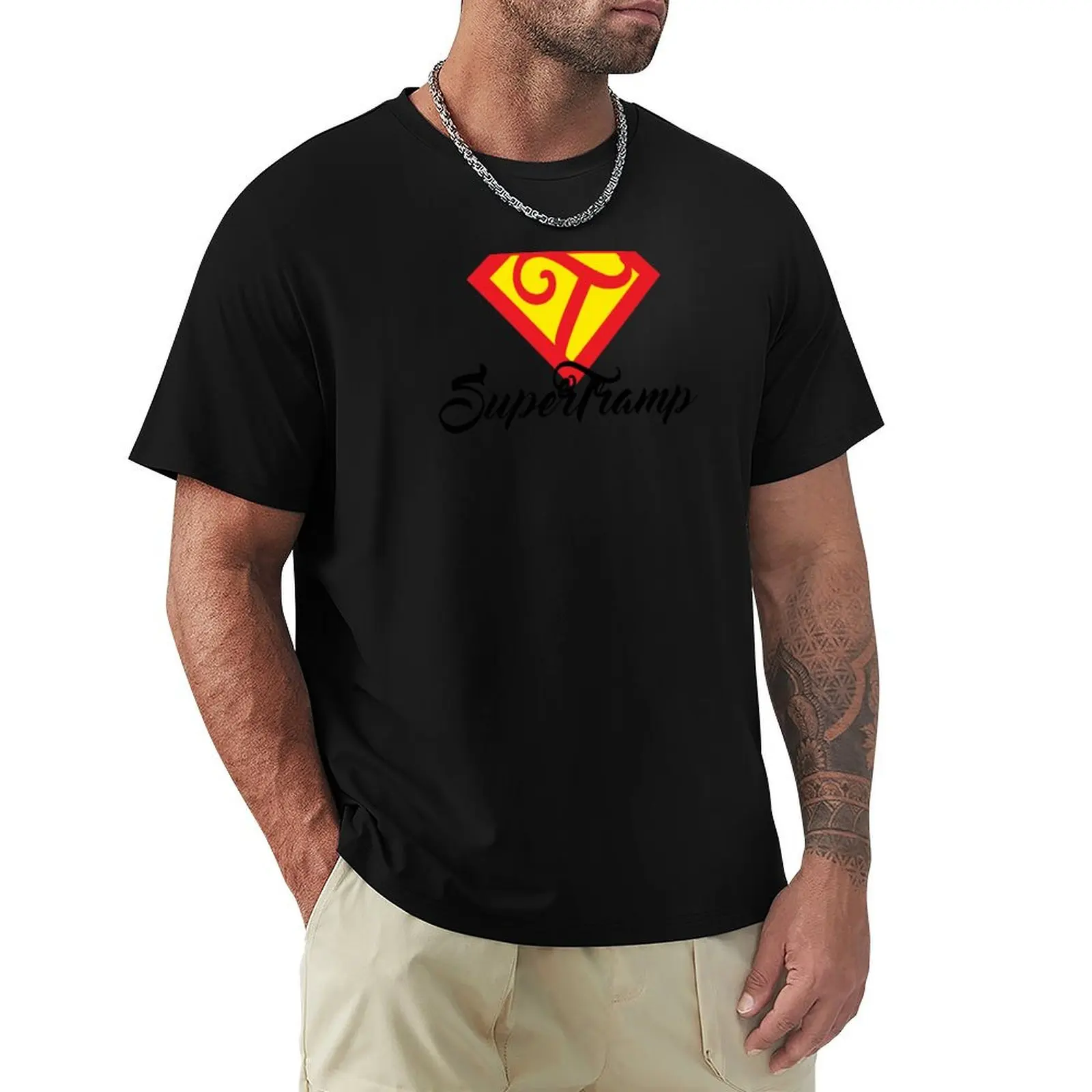 

Vintage Rock Supertramp Retro Logo T-Shirt Utility Casual Work T-Shirt