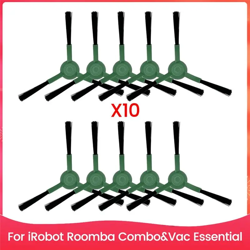 

Набор из 10 боковых щеток ABZL для роботов-пылесосов Irobot Roomba Combo&Vac Essential Series, Q0120 Y0140 Q0520 Q011 Y0110