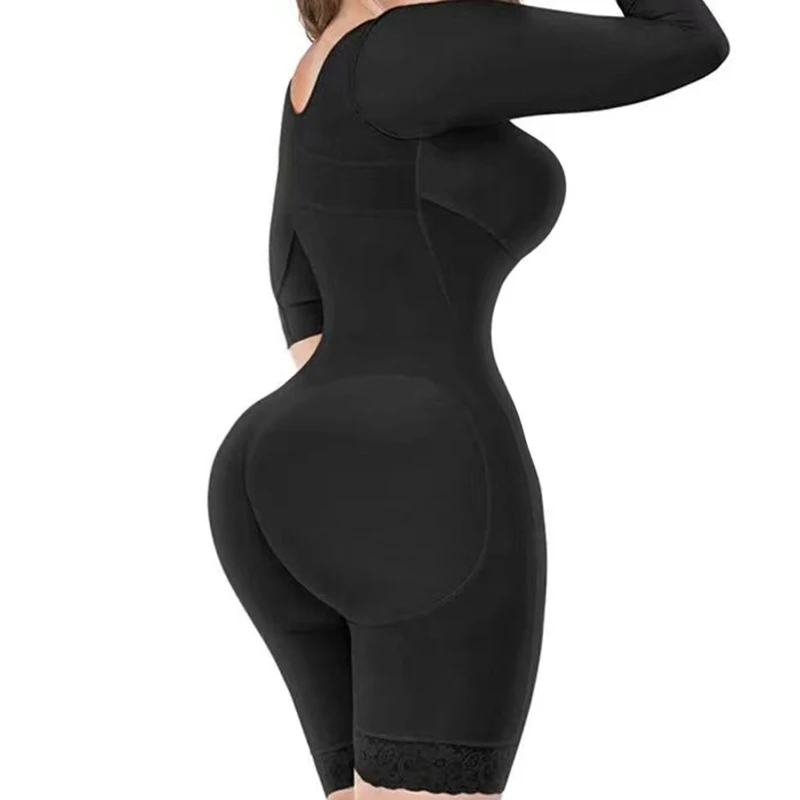 Post Surgery Full Body Shapewear Tummy Control And Butt-Lifting Effect With Built-In Bra For Women Sexy Bodysuit