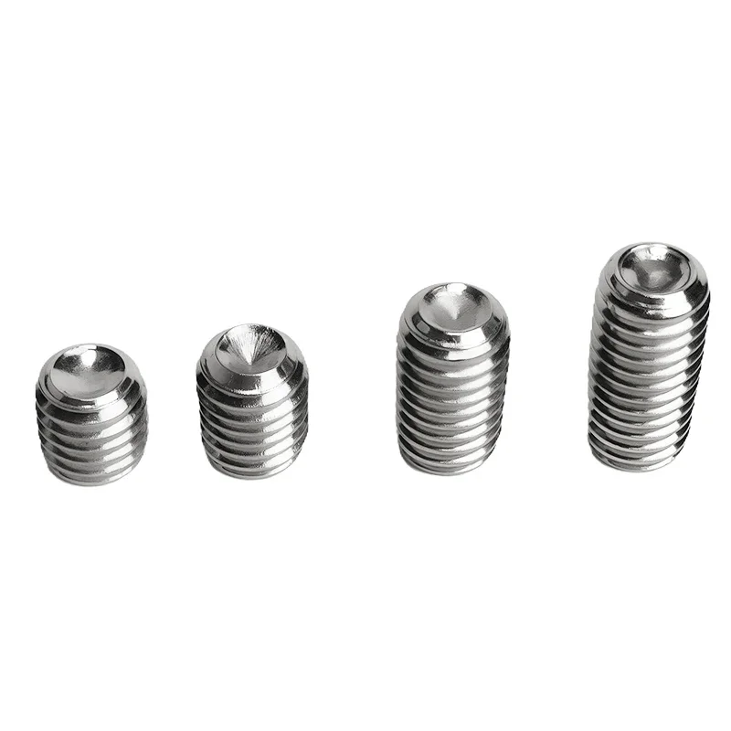 304 Stainless Steel Grub Screws Assortment Kit, Hex Socket Cup Point Set Screws with Allen Key,M3–M10 DIN916 Precision Fasteners