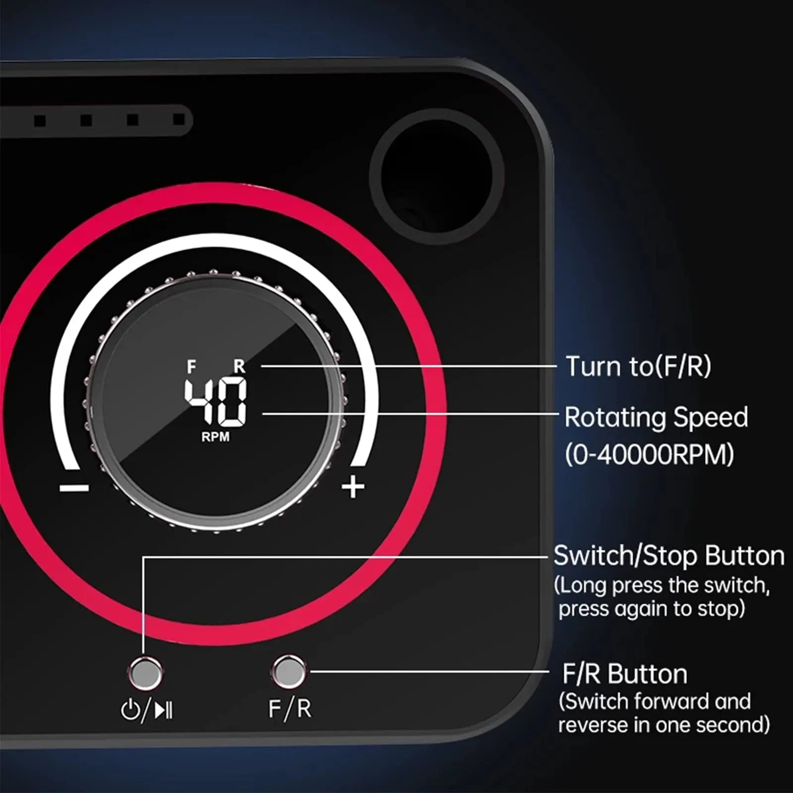 Smerigliatrice elettrica professionale per unghie lucidatrice per unghie fresa per unghie smerigliatrice per calli rimozione per lucidatura Gel per unghie 40000RPM