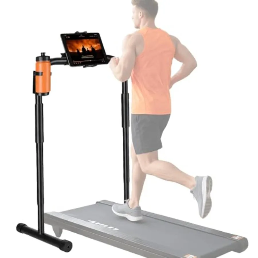 

Ручка-поручень для беговой дорожки Walking Pad шириной 24,8 дюйма, только для Walking Pad, с держателем для телефона/планшета и подстаканником, регулируемая.