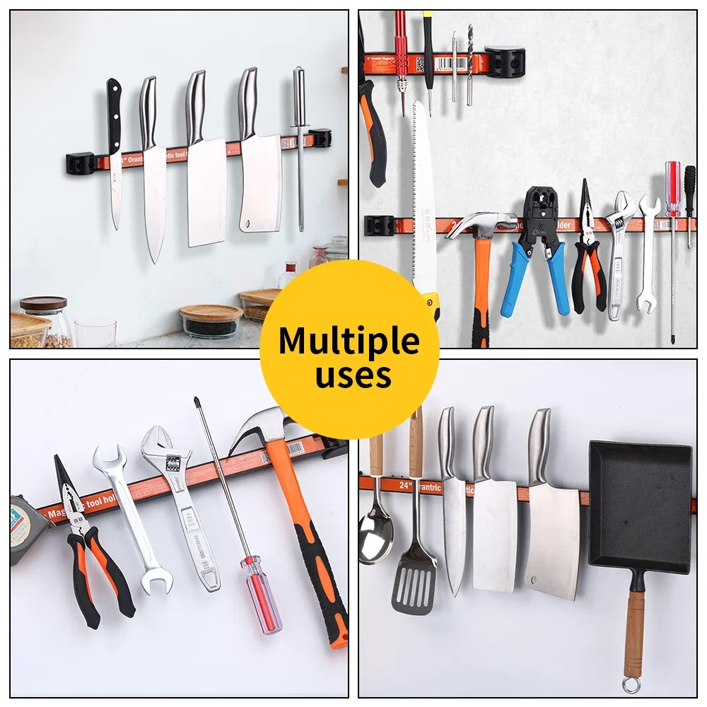 Magnetic Holder Metal Magnet Tool Organizer Bar Long Strip Garage Workshops Hardware Storage Restore Warehouse Rack Factory