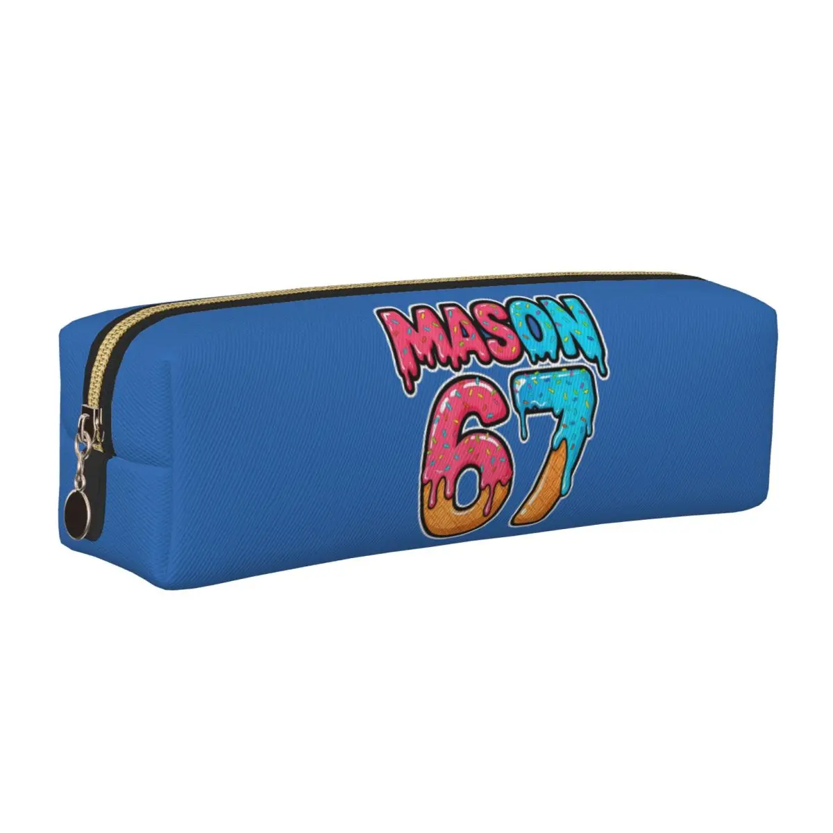 

Six Seven Meme Mason 67, капельные забавные пеналы для мороженого, коробка для ручек, сумка для девочек и мальчиков, большие школьные принадлежности, пеналы на молнии