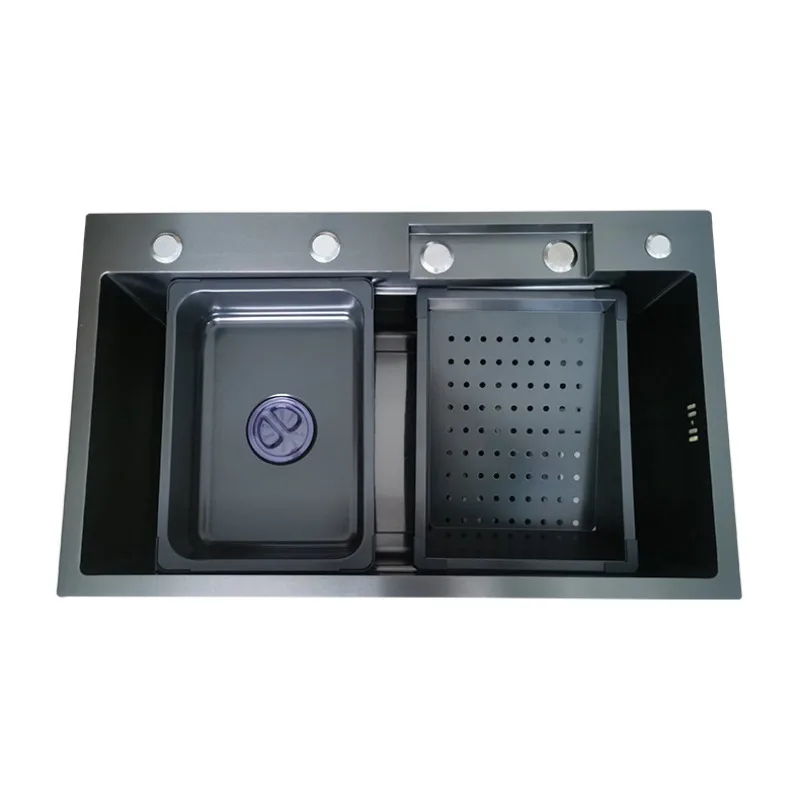 Picture 3: Simple wind and rain stainless steel sink Internet celebrity large single sink, vegetable basin dishwasher 304  sink