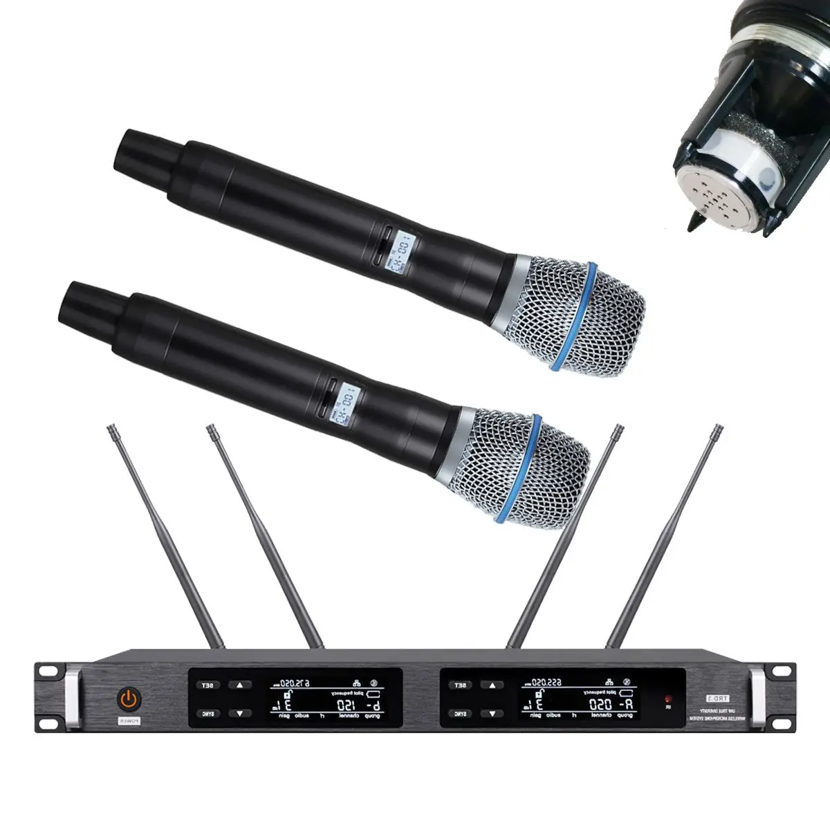 

Pro ULXD4D B87a Sure Axiet Digital Wireless Microphone System Beta87 Condenser Capsule Microfono Dual Handheld Stage