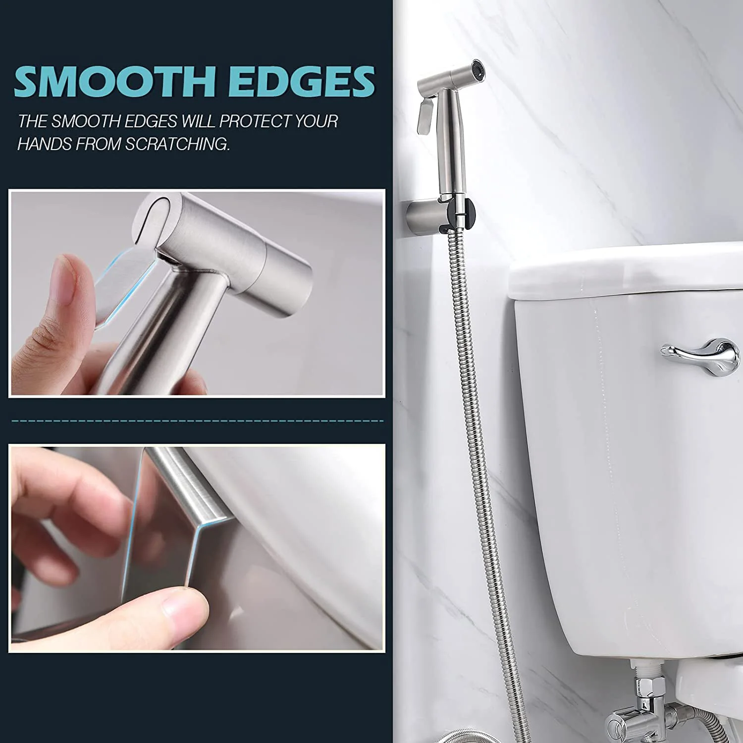 Rociador de bidé acero inoxidable 304 – Ducha multifunción de mano - imagen 5