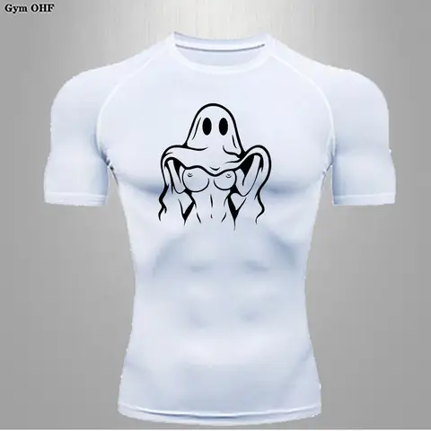 Мужская спортивная футболка из полиэстера  Rashguard