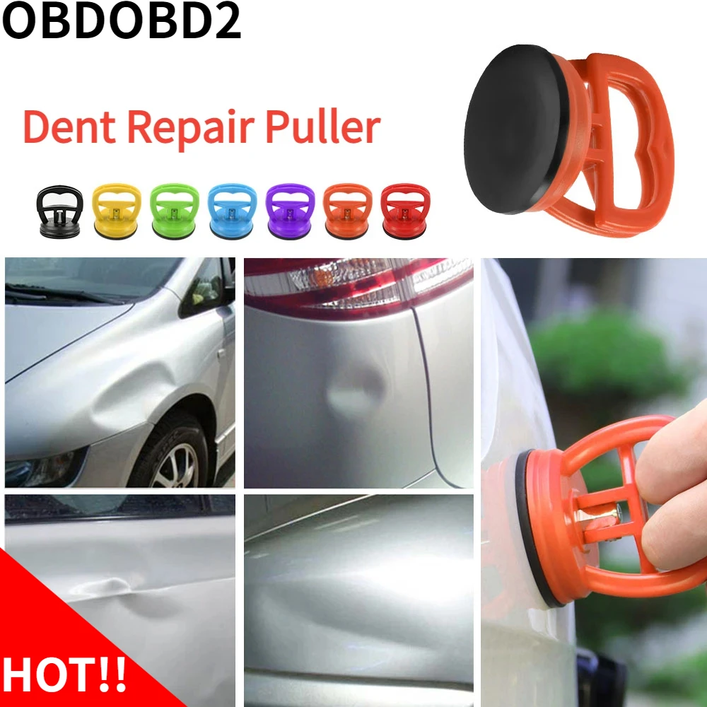 2Pcs Mini Puller Suction Cup Bodywork Panel Sucker Remover Tool Heavy-duty Rubber for Glass Metal Plastic Repair Car Dent Tool