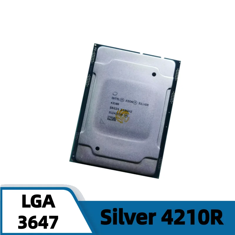 

Intel Xeon SILVER 4210R 2.4GHz 13.75M Cache 10-Cores 20-Thread 100W LGA3647 CPU Processor Silver4210R
