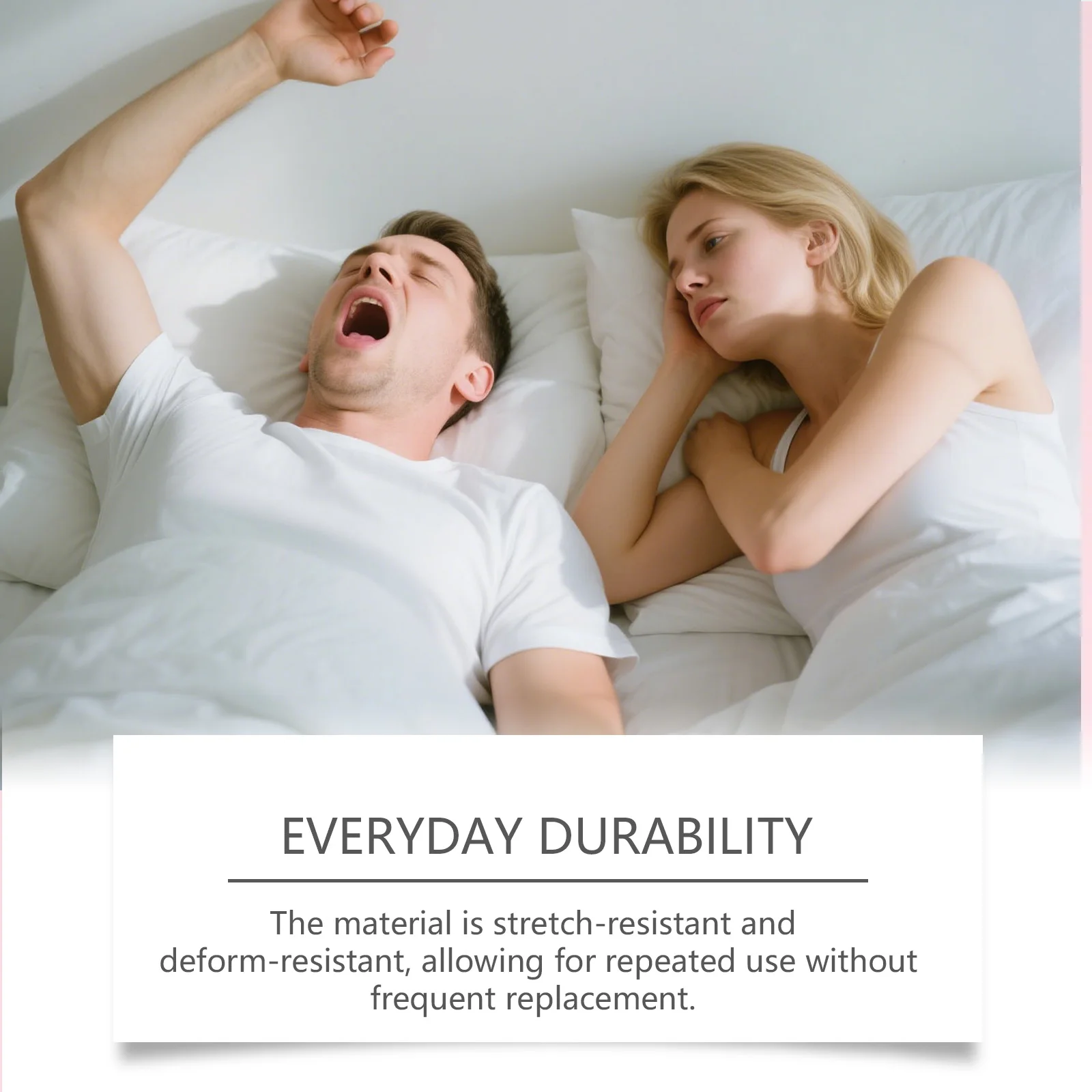 Night Sleep Dental Guard Anti-Snoring Anti-Grinding Teeth Protection Smile Enhancement Comfort Fit Breathable Material