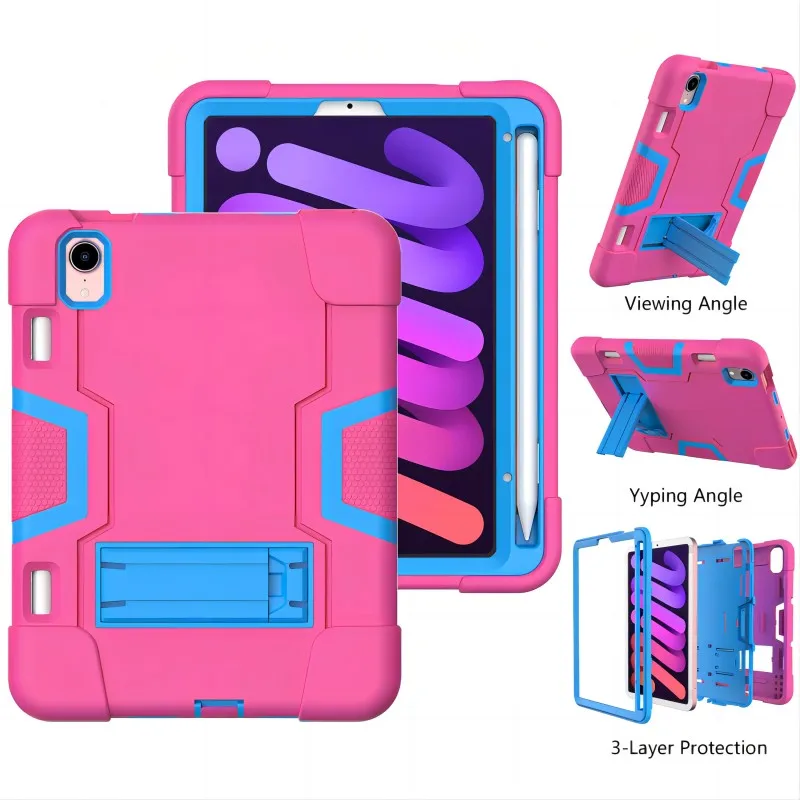 Heavy Duty Armour Shockproof Hard PC Soft Silicone Skin Back Cover Case For IPad Mini 4 5  7.9