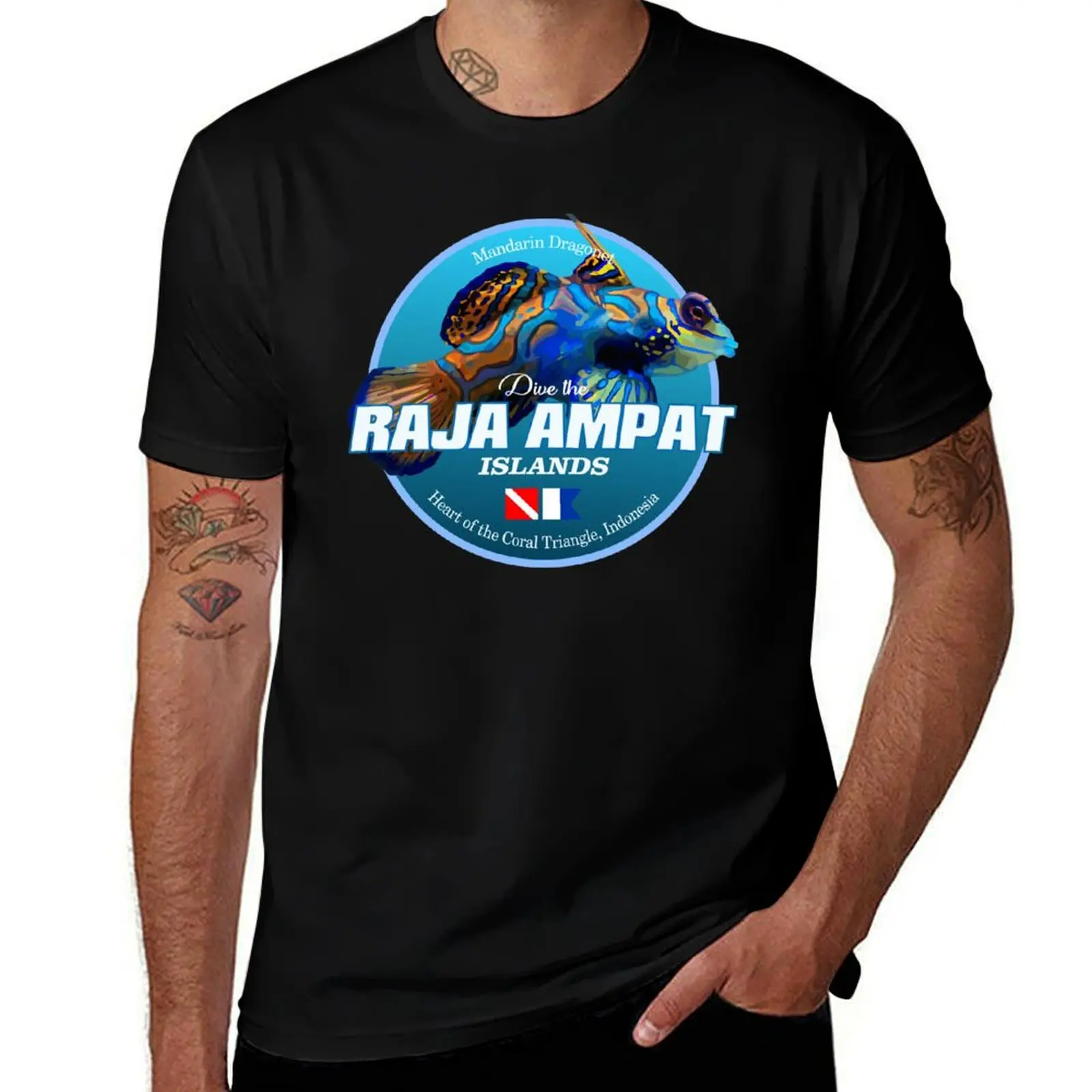 

Dive Raja Ampat (DD2) T-Shirt man t shirt cotton high quality funny t shirts dark humor T-Shirt