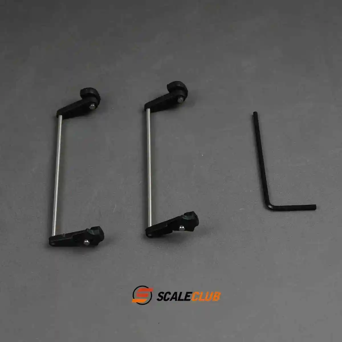 1 paire de support de simulation de rétroviseur SCALECLUB JZ-BZ-1 pour camion de traction Tamomia 1/14 RC modèle de camion à benne basculante de boue
