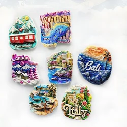 World Refrigerator Stickers Gifts and Souvenirs From Various Countries Instagram Style Designer Home Decoration Stickers