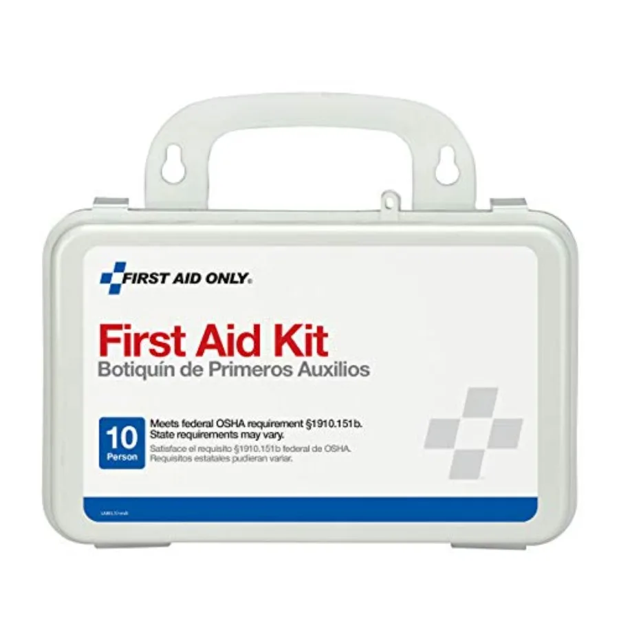 First Aid Only 6060 AllPurpose 10Person Emergency First Aid Kit for Business Worksite Home and Car with Comprehensive Medical S