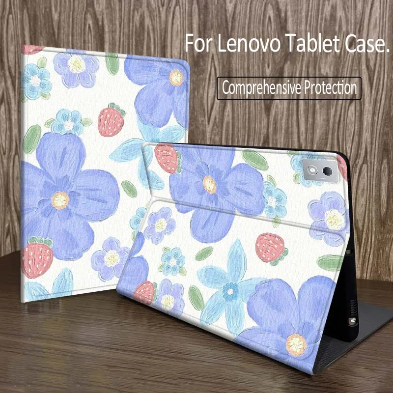 

Luxury Colorful Flowers Tablet Case For Legion Xiaoxin Pad P12 Pro Y900 GT 2023 2025 12.1 12.7 14.5 inch