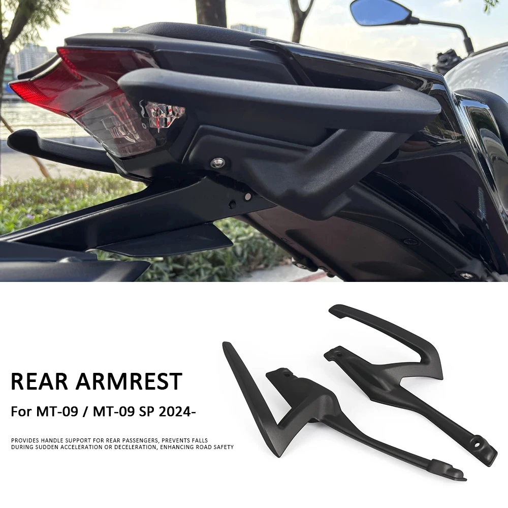 2026 MT 09 MT09 MT-09 SP 2024 2025 Motorcycle Armrest For Yamaha Passenger Seat Armrest Rod Rear Tail Armrest Kit Accessories