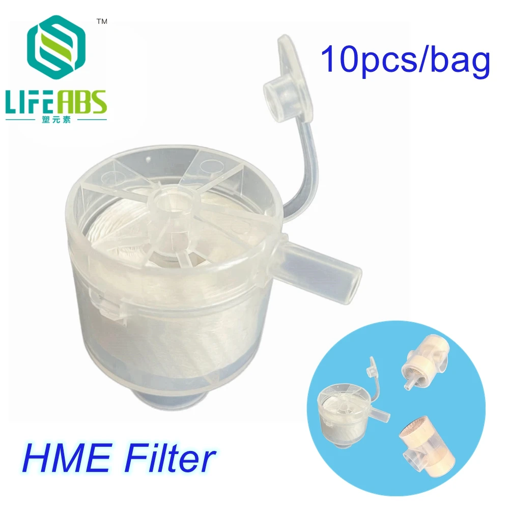 10pcs Tracheostomy Trach Vent HME Filter Moisture Exchangers Tracheostomy Trach Filter Humidification Trach Vent Hme Filter