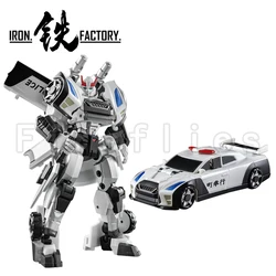 10cm Iron Factory Transformation Robot Action Figure IF EX-63 Oniheizou Anime Model Toy For Gift