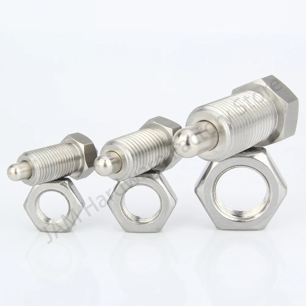 Factory Outlet MJ224 Stainless/Carbon Steel Knobless Index Bolt Can Be Mounted Indexing Plungers