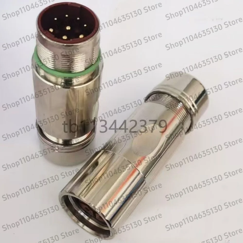 1pcs For Siemens S120 Servo Motor M23 Connector Power Cable Compatible with 6-Pin and 8-Pin Plugs 0LU00
